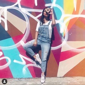 Abercrombie and Fitch Denim Overall